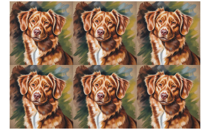 DecoCraft - Scenic Tiles Series - Oil Painting Pets - Nova Scotia Duck Tolling Retriever