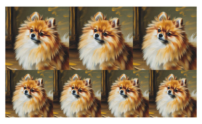 DecoCraft - Scenic Tiles Series - Oil Painting Pets - Pomeranian