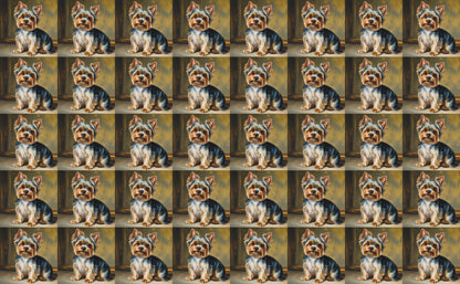 DecoCraft - Scenic Tiles Series - Oil Painting Pets - Yorkie