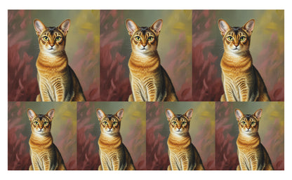 DecoCraft - Scenic Tiles Series - Oil Painting Pets - Abyssinian