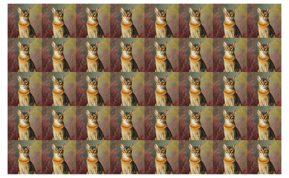 DecoCraft - Scenic Tiles Series - Oil Painting Pets - Abyssinian