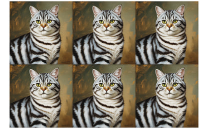 DecoCraft - Scenic Tiles Series - Oil Painting Pets - American Shorthair