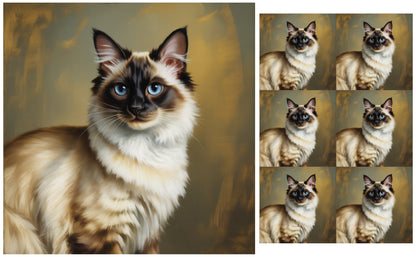 DecoCraft - Scenic Tiles Series - Oil Painting Pets - Balinese
