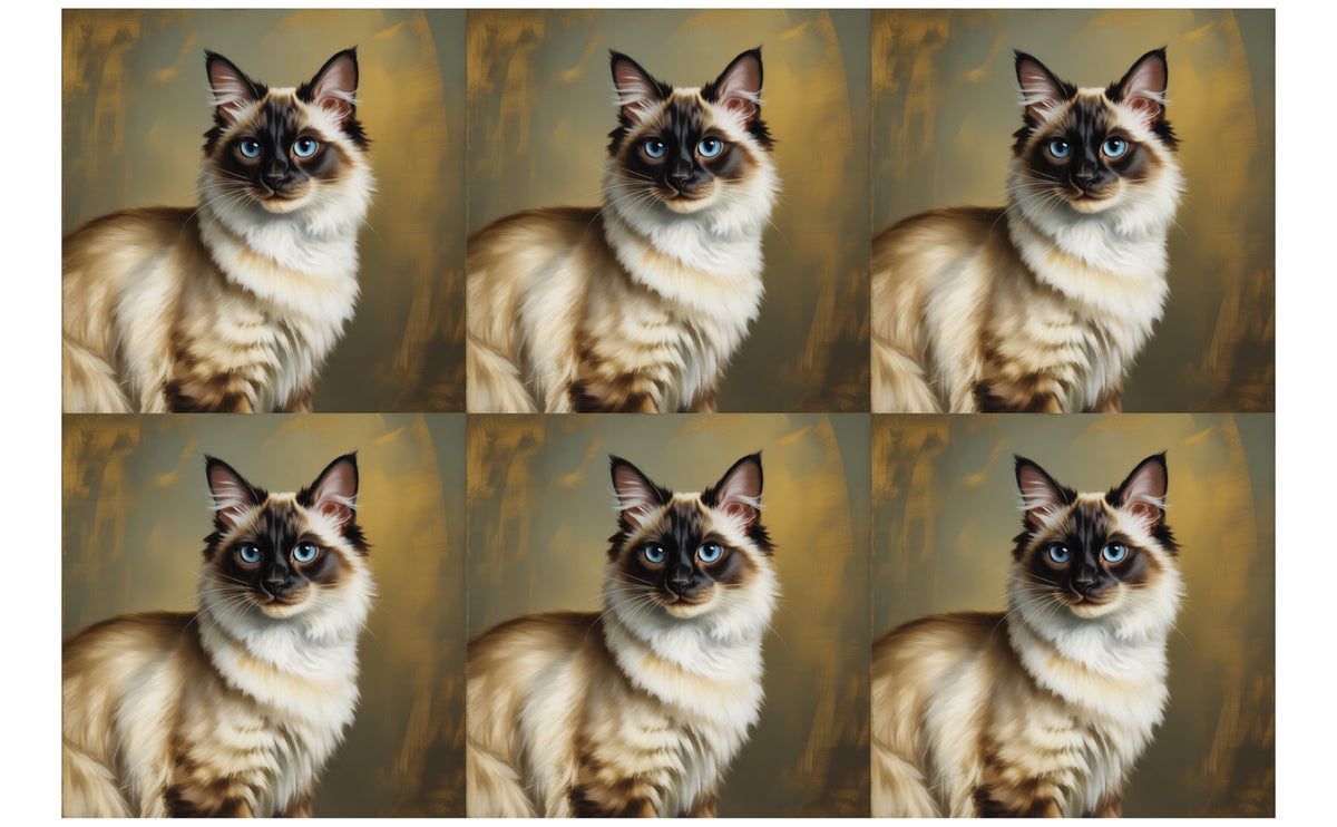 DecoCraft - Scenic Tiles Series - Oil Painting Pets - Balinese