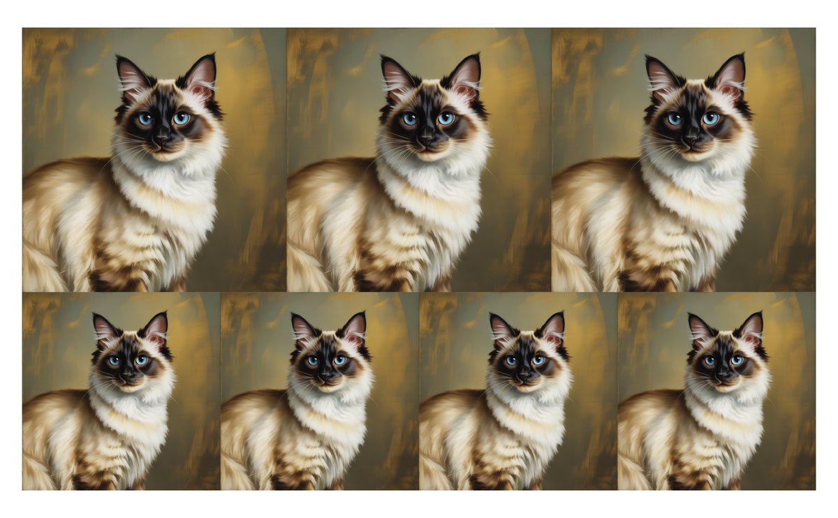 DecoCraft - Scenic Tiles Series - Oil Painting Pets - Balinese