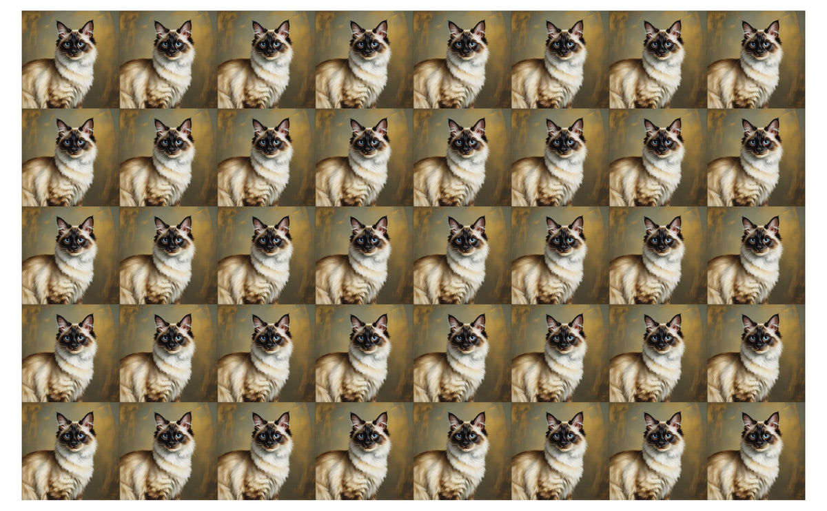 DecoCraft - Scenic Tiles Series - Oil Painting Pets - Balinese
