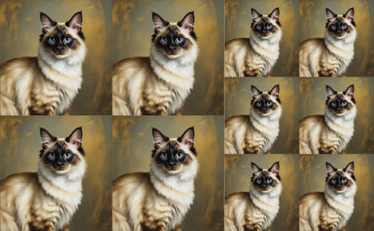 DecoCraft - Scenic Tiles Series - Oil Painting Pets - Balinese