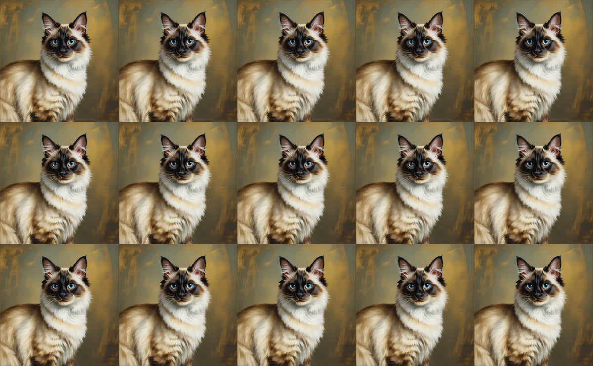DecoCraft - Scenic Tiles Series - Oil Painting Pets - Balinese
