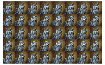 DecoCraft - Scenic Tiles Series - Oil Painting Pets - British Shorthair