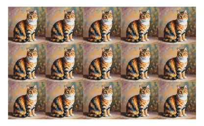 DecoCraft - Scenic Tiles Series - Oil Painting Pets - Calico