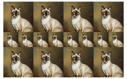 DecoCraft - Scenic Tiles Series - Oil Painting Pets - Colorpoint