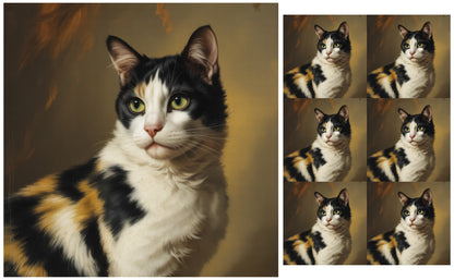 DecoCraft - Scenic Tiles Series - Oil Painting Pets - Harlequin