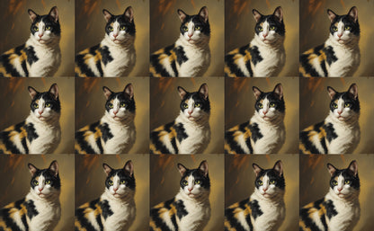 DecoCraft - Scenic Tiles Series - Oil Painting Pets - Harlequin