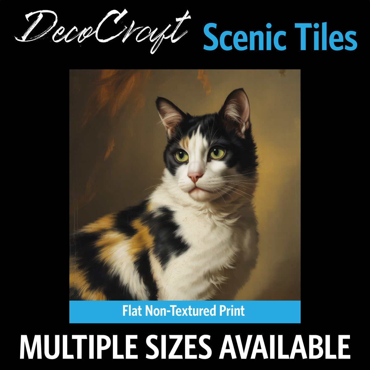 DecoCraft - Scenic Tiles Series - Oil Painting Pets - Harlequin
