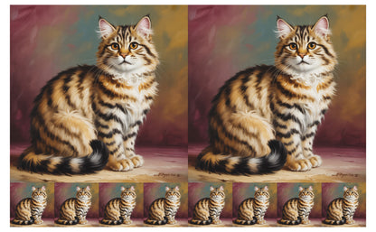 DecoCraft - Scenic Tiles Series - Oil Painting Pets - Highlander