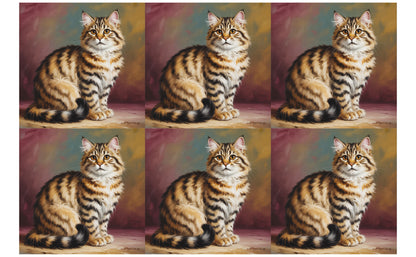 DecoCraft - Scenic Tiles Series - Oil Painting Pets - Highlander