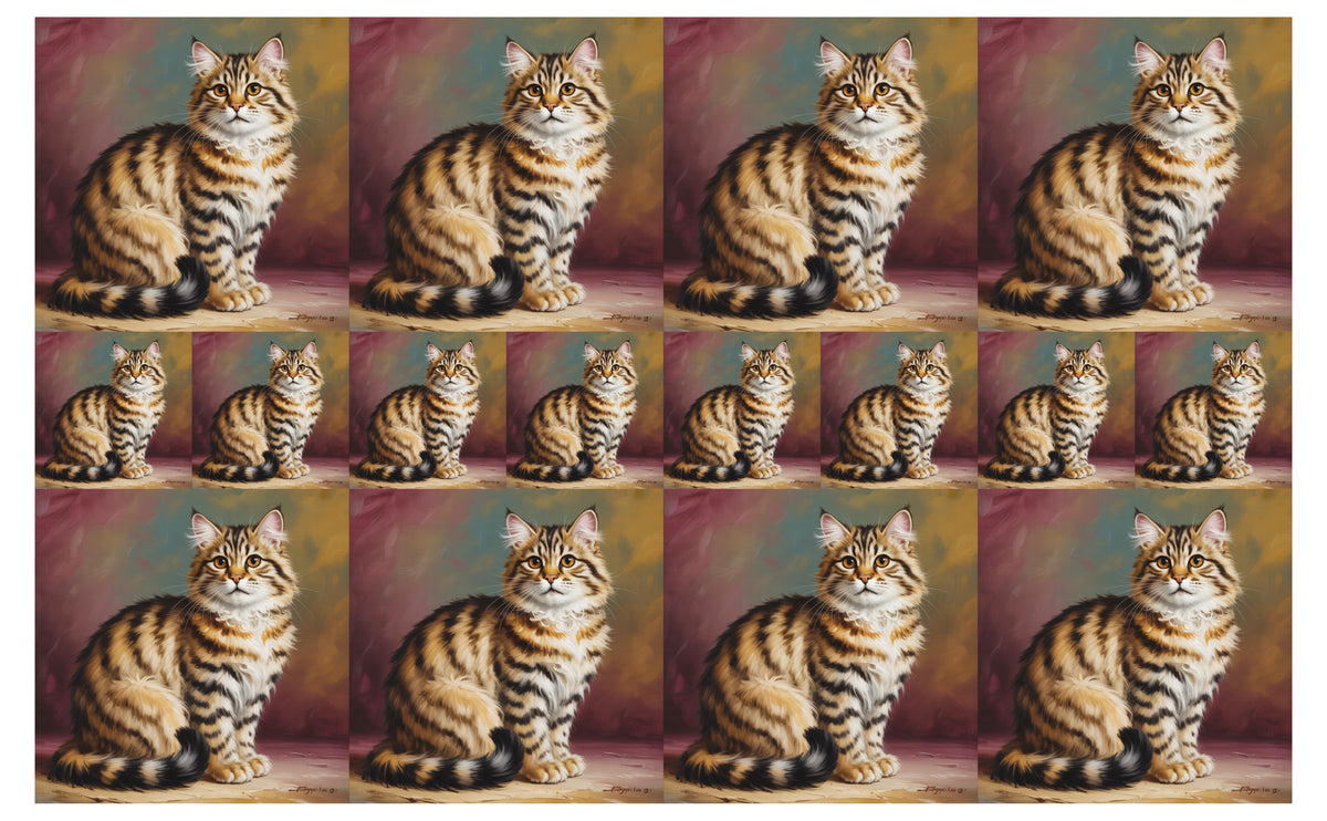 DecoCraft - Scenic Tiles Series - Oil Painting Pets - Highlander