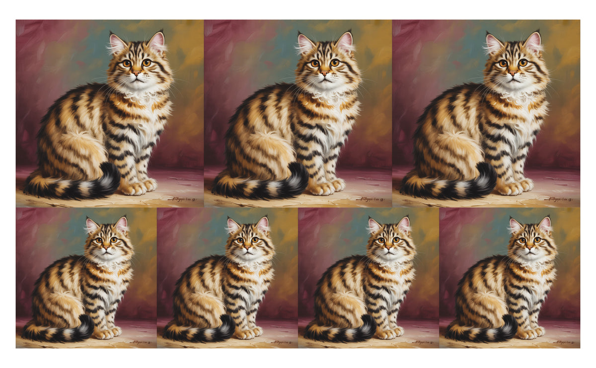 DecoCraft - Scenic Tiles Series - Oil Painting Pets - Highlander