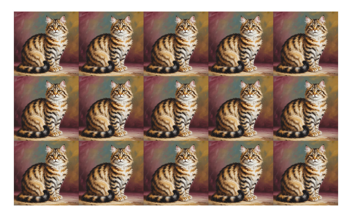 DecoCraft - Scenic Tiles Series - Oil Painting Pets - Highlander