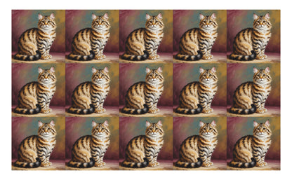 DecoCraft - Scenic Tiles Series - Oil Painting Pets - Highlander