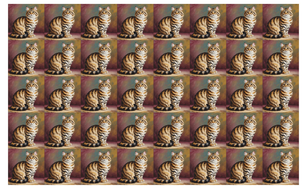 DecoCraft - Scenic Tiles Series - Oil Painting Pets - Highlander