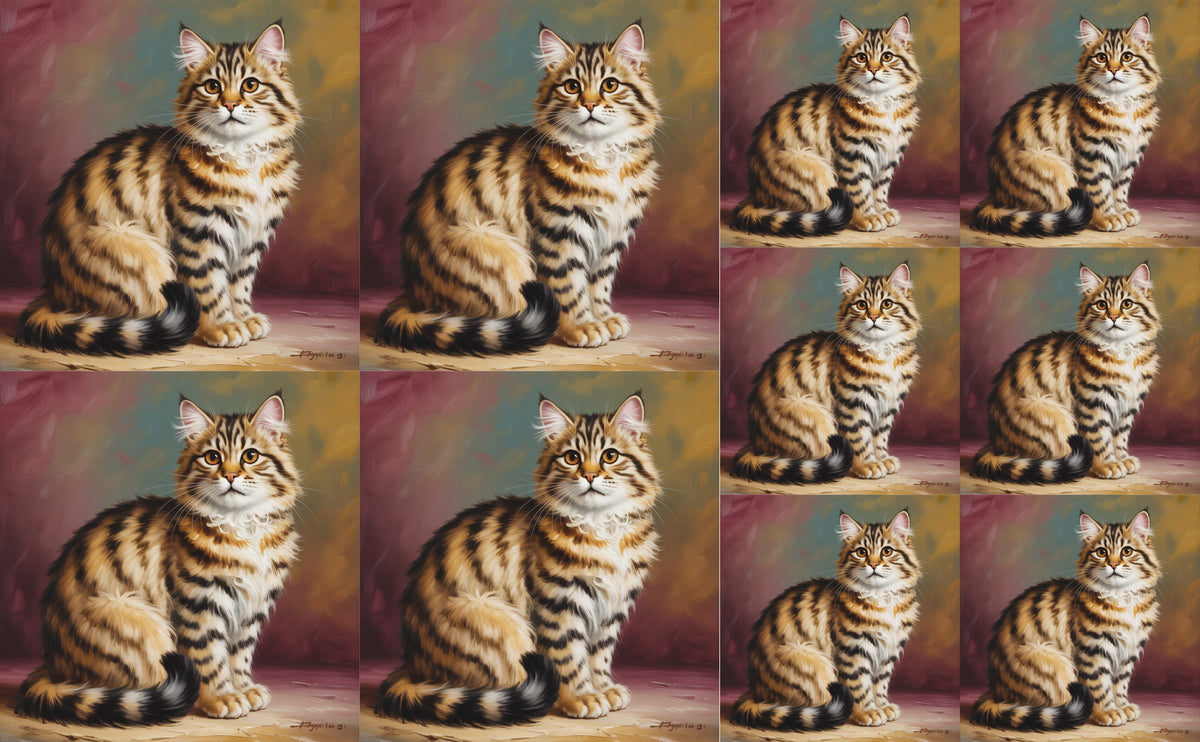 DecoCraft - Scenic Tiles Series - Oil Painting Pets - Highlander