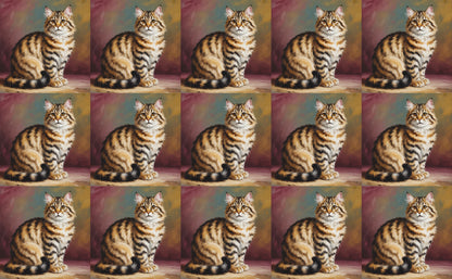 DecoCraft - Scenic Tiles Series - Oil Painting Pets - Highlander