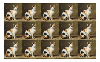 DecoCraft - Scenic Tiles Series - Oil Painting Pets - Japanese Bobtail