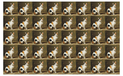DecoCraft - Scenic Tiles Series - Oil Painting Pets - Japanese Bobtail
