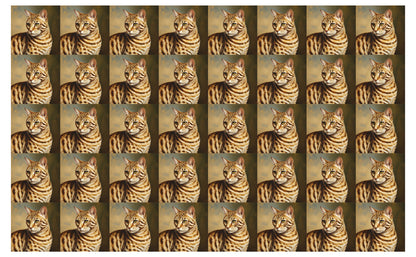 DecoCraft - Scenic Tiles Series - Oil Painting Pets - Ocicat