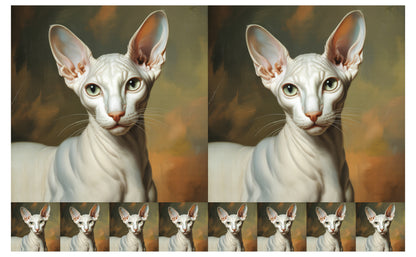 DecoCraft - Scenic Tiles Series - Oil Painting Pets - Peterbald