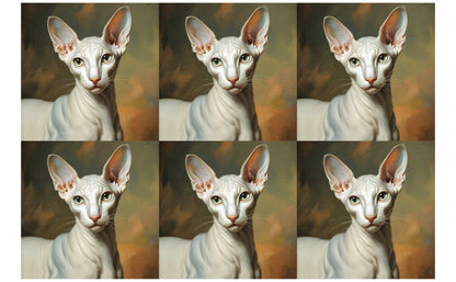 DecoCraft - Scenic Tiles Series - Oil Painting Pets - Peterbald