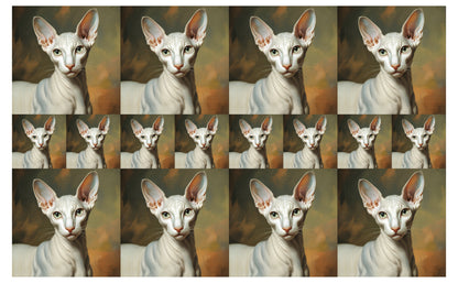 DecoCraft - Scenic Tiles Series - Oil Painting Pets - Peterbald