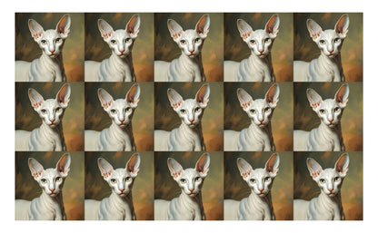 DecoCraft - Scenic Tiles Series - Oil Painting Pets - Peterbald