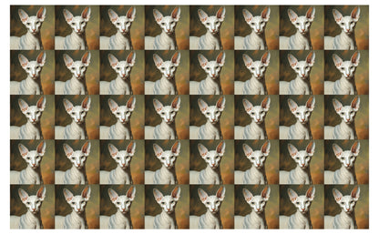 DecoCraft - Scenic Tiles Series - Oil Painting Pets - Peterbald