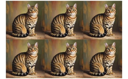 DecoCraft - Scenic Tiles Series - Oil Painting Pets - Pixiebob