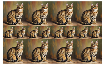 DecoCraft - Scenic Tiles Series - Oil Painting Pets - Pixiebob
