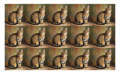 DecoCraft - Scenic Tiles Series - Oil Painting Pets - Pixiebob