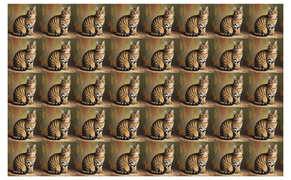 DecoCraft - Scenic Tiles Series - Oil Painting Pets - Pixiebob