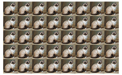 DecoCraft - Scenic Tiles Series - Oil Painting Pets - Ragdoll