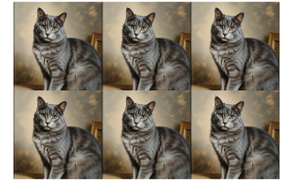 DecoCraft - Scenic Tiles Series - Oil Painting Pets - Smokey