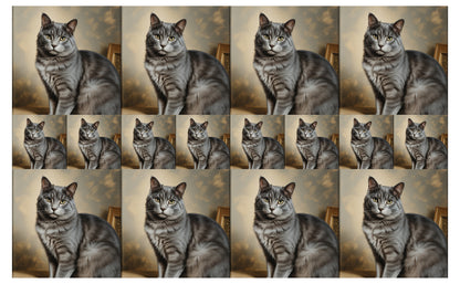 DecoCraft - Scenic Tiles Series - Oil Painting Pets - Smokey