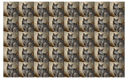 DecoCraft - Scenic Tiles Series - Oil Painting Pets - Smokey