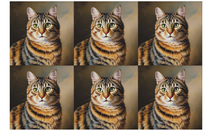 DecoCraft - Scenic Tiles Series - Oil Painting Pets - Torbie
