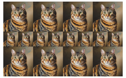 DecoCraft - Scenic Tiles Series - Oil Painting Pets - Torbie