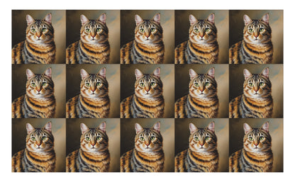 DecoCraft - Scenic Tiles Series - Oil Painting Pets - Torbie