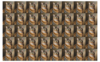 DecoCraft - Scenic Tiles Series - Oil Painting Pets - Torbie