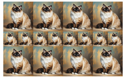 DecoCraft - Scenic Tiles Series - Oil Painting Pets - Birman