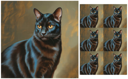 DecoCraft - Scenic Tiles Series - Oil Painting Pets - Bombay