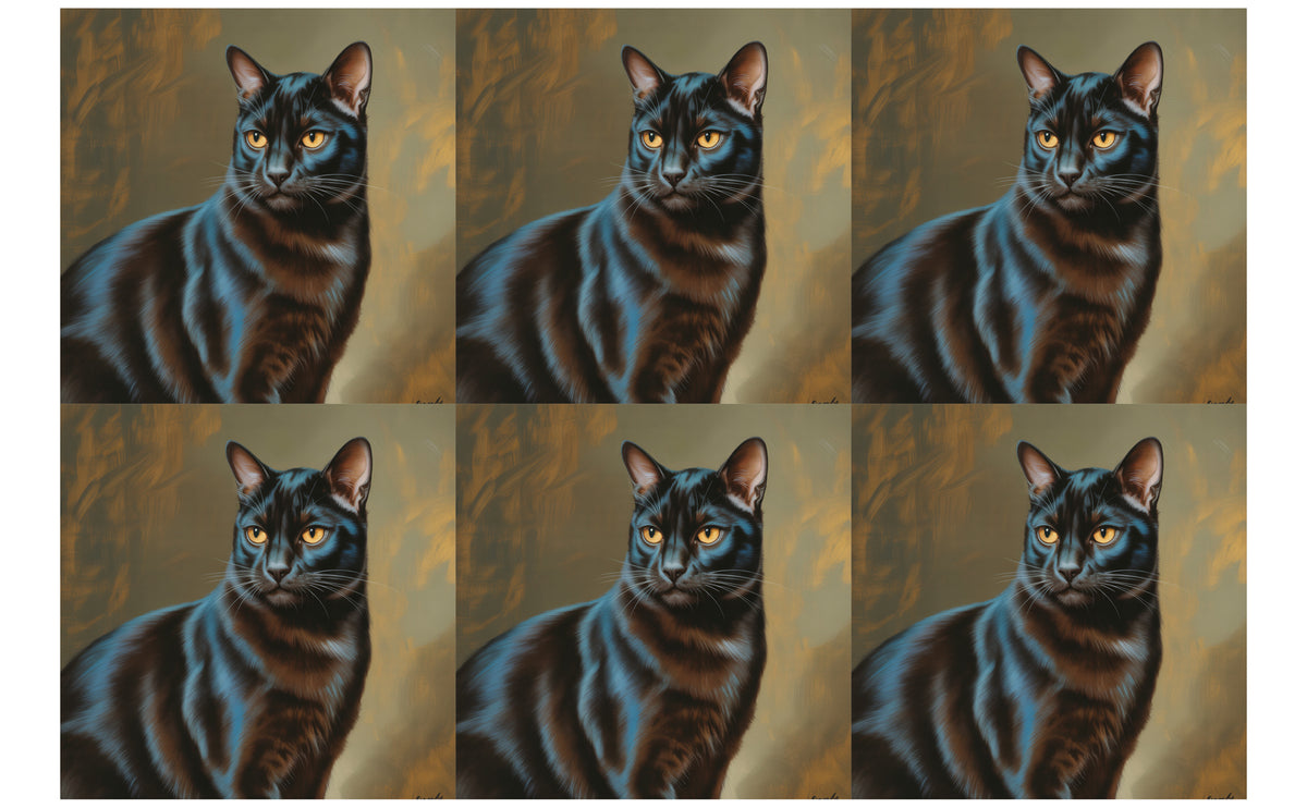 DecoCraft - Scenic Tiles Series - Oil Painting Pets - Bombay
